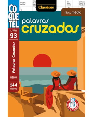 LIVRO COQUETEL PALAVRAS CRUZADAS MÉDIO 93