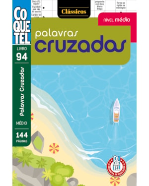LIVRO COQUETEL PALAVRAS CRUZADAS MÉDIO 94