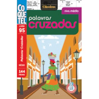 LIVRO COQUETEL PALAVRAS CRUZADAS MÉDIO 95