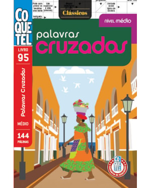 LIVRO COQUETEL PALAVRAS CRUZADAS MÉDIO 95