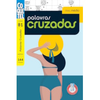 LIVRO COQUETEL PALAVRAS CRUZADAS MÉDIO ED 81