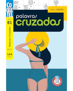 LIVRO COQUETEL PALAVRAS CRUZADAS MÉDIO ED 81