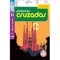 LIVRO COQUETEL PALAVRAS CRUZADAS NÍVEL FÁCIL ED 63