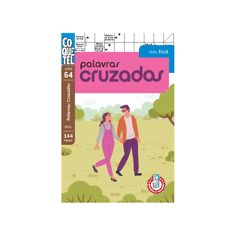 LIVRO COQUETEL PALAVRAS CRUZADAS NÍVEL FÁCIL ED 64