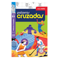 LIVRO COQUETEL PALAVRAS CRUZADAS NÍVEL MÉDIO 86