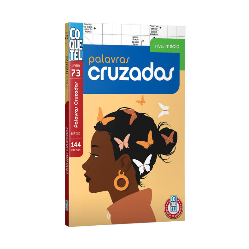 LIVRO COQUETEL PALAVRAS CRUZADAS NÍVEL MÉDIO ED 73