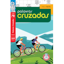 LIVRO COQUETEL PALAVRAS CRUZADAS NÍVEL MÉDIO ED 78