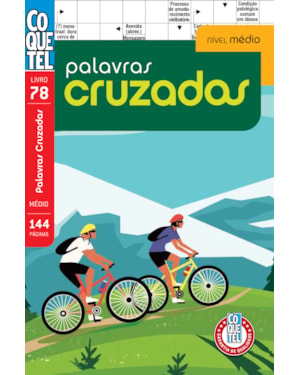 LIVRO COQUETEL PALAVRAS CRUZADAS NÍVEL MÉDIO ED 78