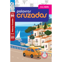 LIVRO COQUETEL PALAVRAS CRUZADAS NÍVEL MÉDIO ED 80