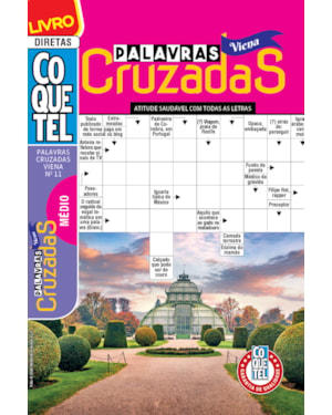 Livro Coquetel Palavras Cruzadas Viena 11