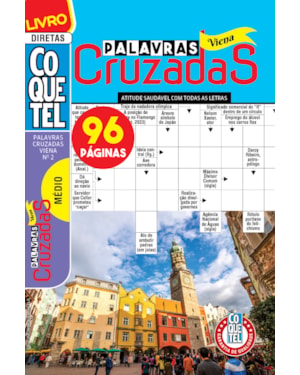 LIVRO COQUETEL PALAVRAS CRUZADAS VIENA 2