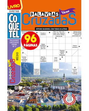 LIVRO COQUETEL PALAVRAS-CRUZADAS VIENA 3
