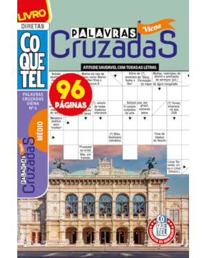 LIVRO COQUETEL PALAVRAS-CRUZADAS VIENA 4