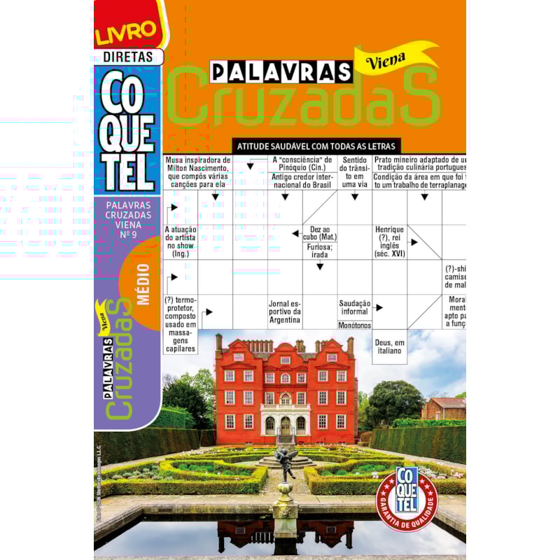 Livro Coquetel Palavras Cruzadas Viena 9