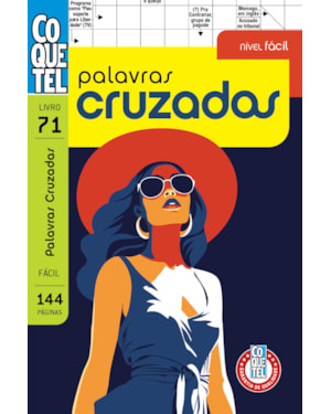 LIVRO COQUETEL PALAVRAS-CRUZADS FÁCIL 71