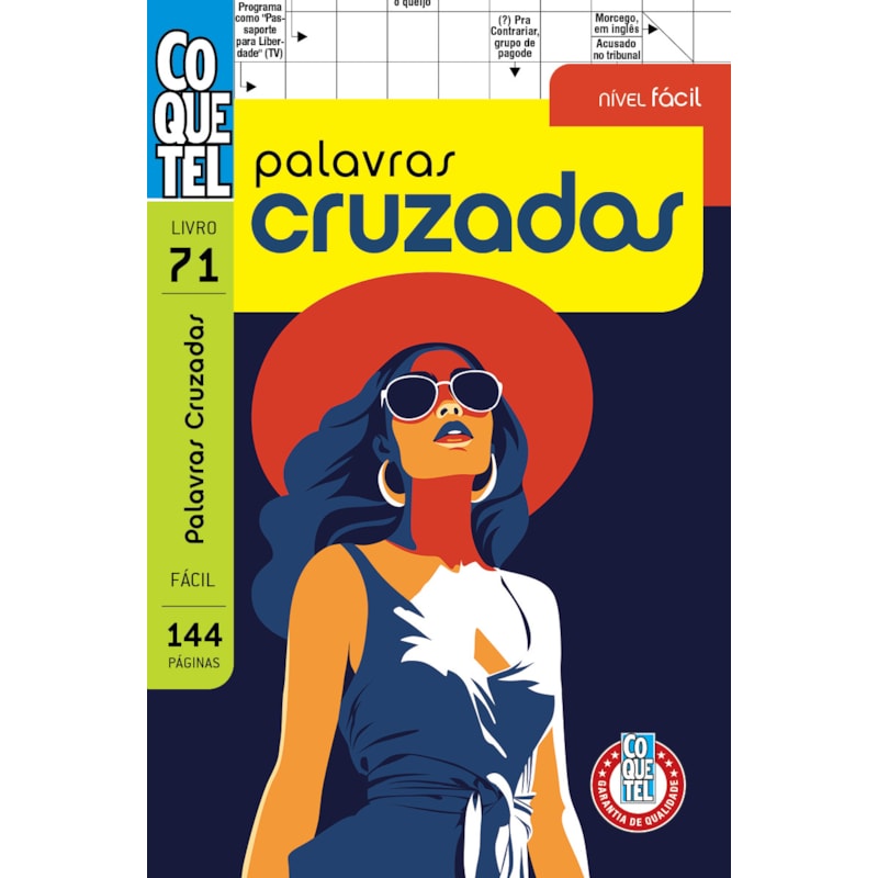 LIVRO COQUETEL PALAVRAS-CRUZADS FÁCIL 71