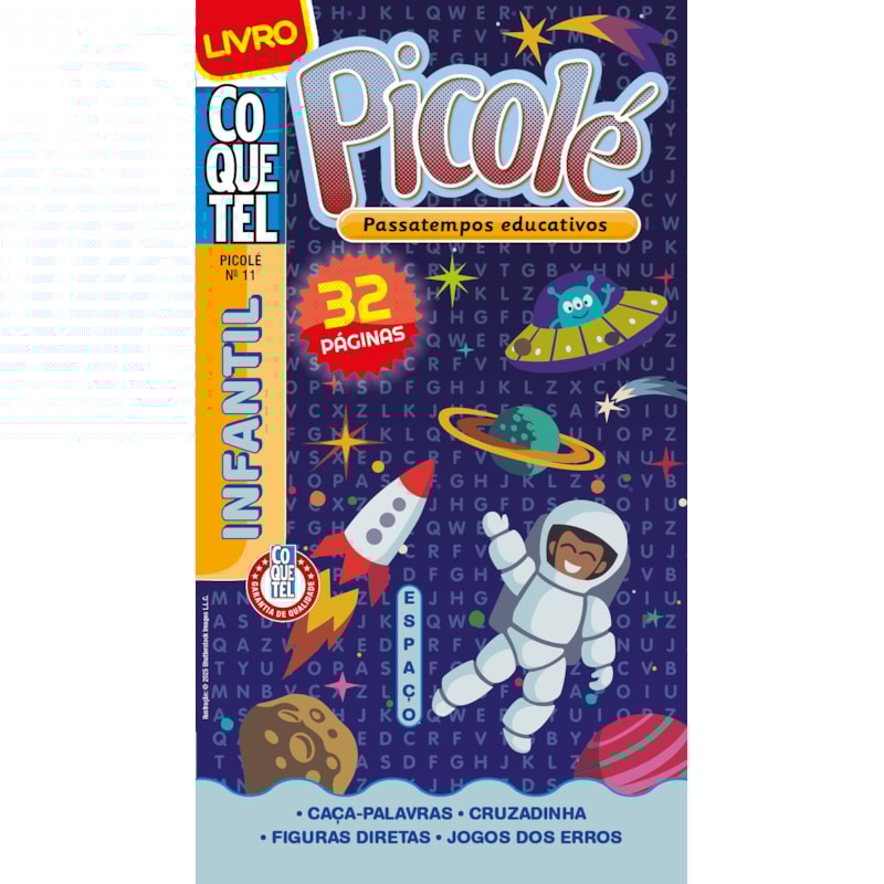 LIVRO COQUETEL PICOLÉ 11: PASSATEMPOS EDUCATIVOS
