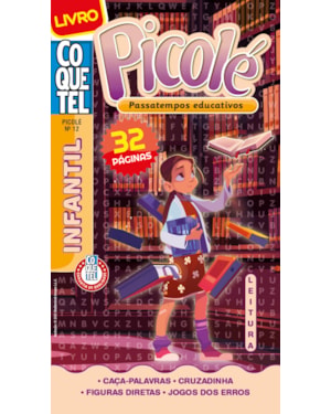 LIVRO COQUETEL PICOLÉ 12: PASSATEMPOS EDUCATIVOS