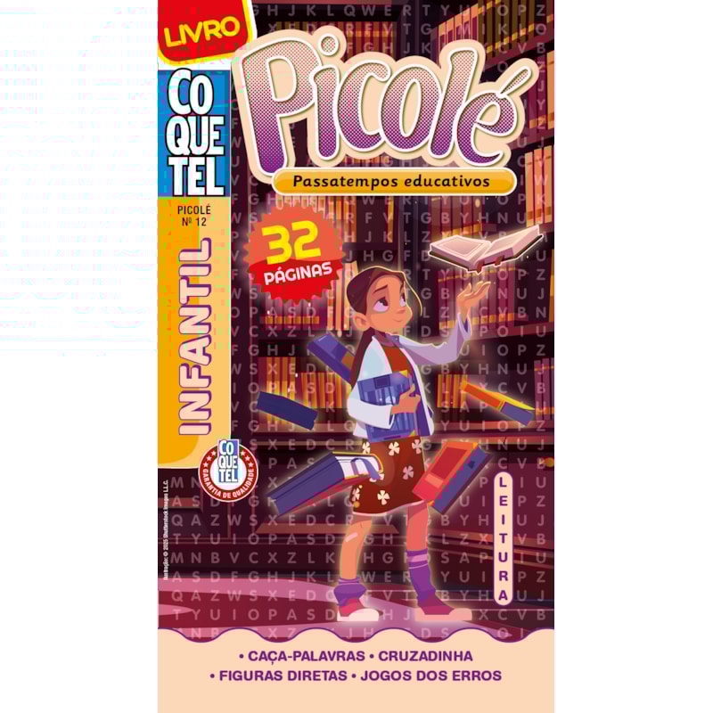 LIVRO COQUETEL PICOLÉ 12: PASSATEMPOS EDUCATIVOS
