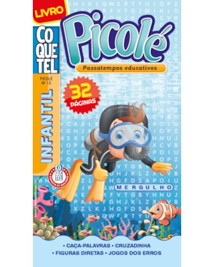 LIVRO COQUETEL PICOLÉ 13: PASSATEMPOS EDUCATIVOS