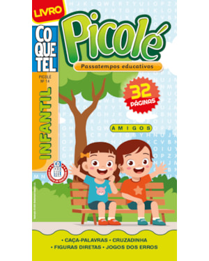 LIVRO COQUETEL PICOLÉ 14: PASSATEMPOS EDUCATIVOS