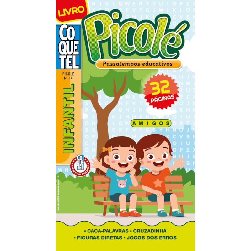LIVRO COQUETEL PICOLÉ 14: PASSATEMPOS EDUCATIVOS