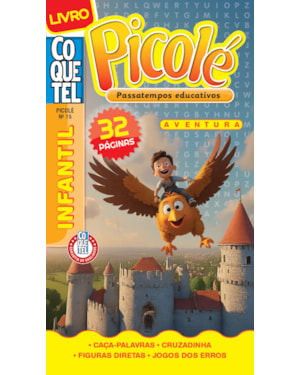 LIVRO COQUETEL PICOLÉ 15: PASSATEMPOS EDUCATIVOS