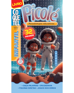 LIVRO COQUETEL PICOLÉ 16: PASSATEMPOS EDUCATIVOS