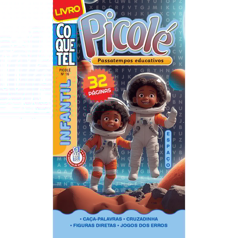 LIVRO COQUETEL PICOLÉ 16: PASSATEMPOS EDUCATIVOS