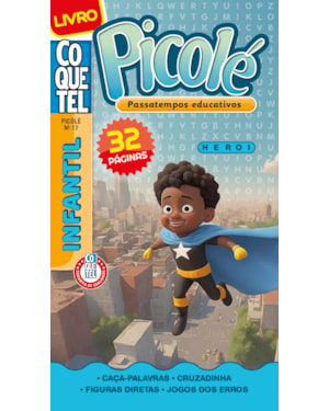 LIVRO COQUETEL PICOLÉ 17: PASSATEMPOS EDUCATIVOS