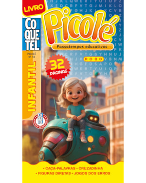 LIVRO COQUETEL PICOLÉ 18: PASSATEMPOS EDUCATIVOS