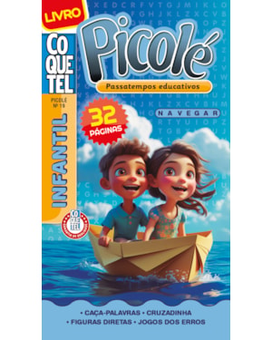 LIVRO COQUETEL PICOLÉ 19: PASSATEMPOS EDUCATIVOS