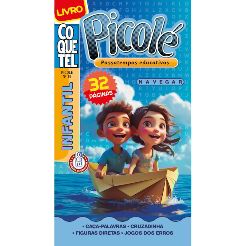 LIVRO COQUETEL PICOLÉ 19: PASSATEMPOS EDUCATIVOS