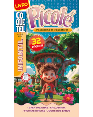 Livro coquetel picolé 20: passatempos educativos