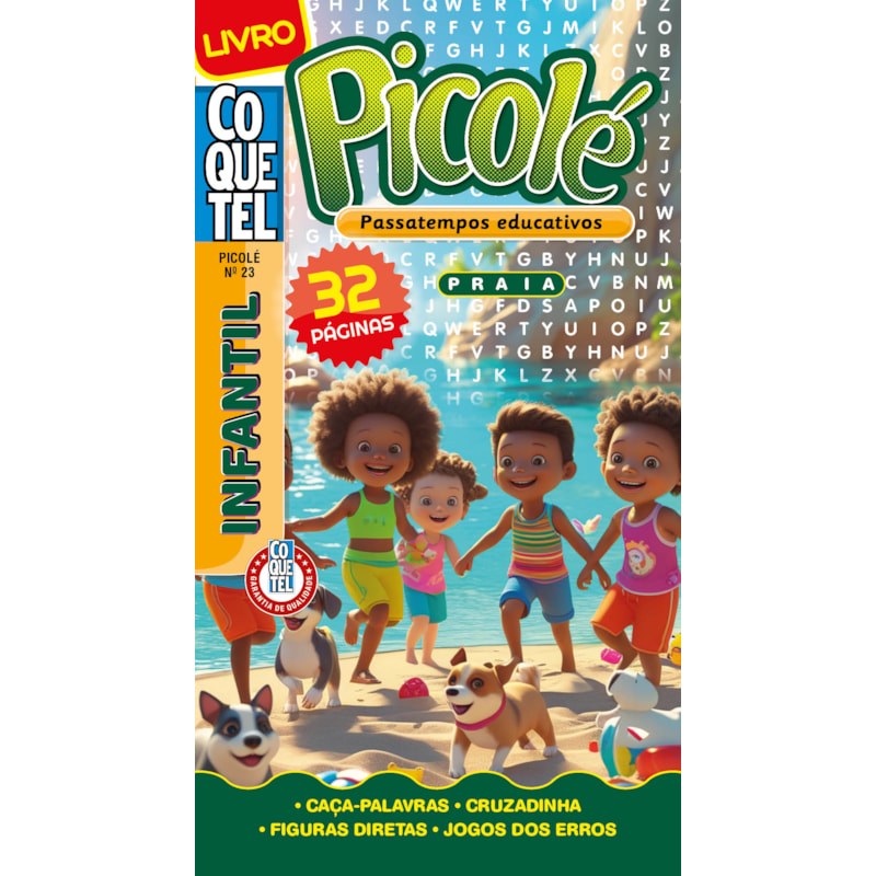 LIVRO COQUETEL PICOLÉ 23: PASSATEMPOS EDUCATIVOS