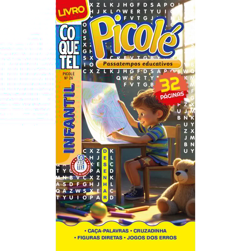 LIVRO COQUETEL PICOLÉ 26 S/P: PASSATEMPOS EDUCATIVOS