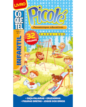 LIVRO COQUETEL PICOLÉ 27: PASSATEMPOS EDUCATIVOS