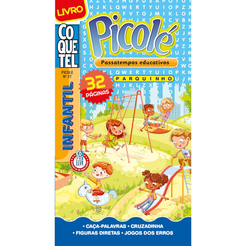 LIVRO COQUETEL PICOLÉ 27: PASSATEMPOS EDUCATIVOS