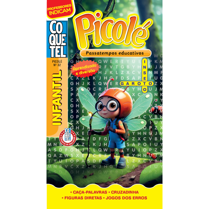 LIVRO COQUETEL PICOLÉ 32: PASSATEMPOS EDUCATIVOS
