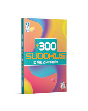 LIVRO COQUETEL POCKET MAIS 300 SUDOKU NÍVEL MÉDIO ED 12