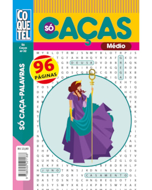 LIVRO COQUETEL SÓ CAÇA-PALAVRAS 32