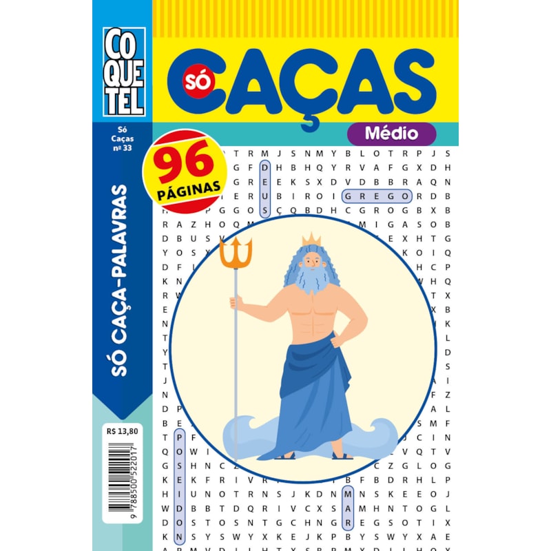 Livro Coquetel Só Caça-Palavras 33