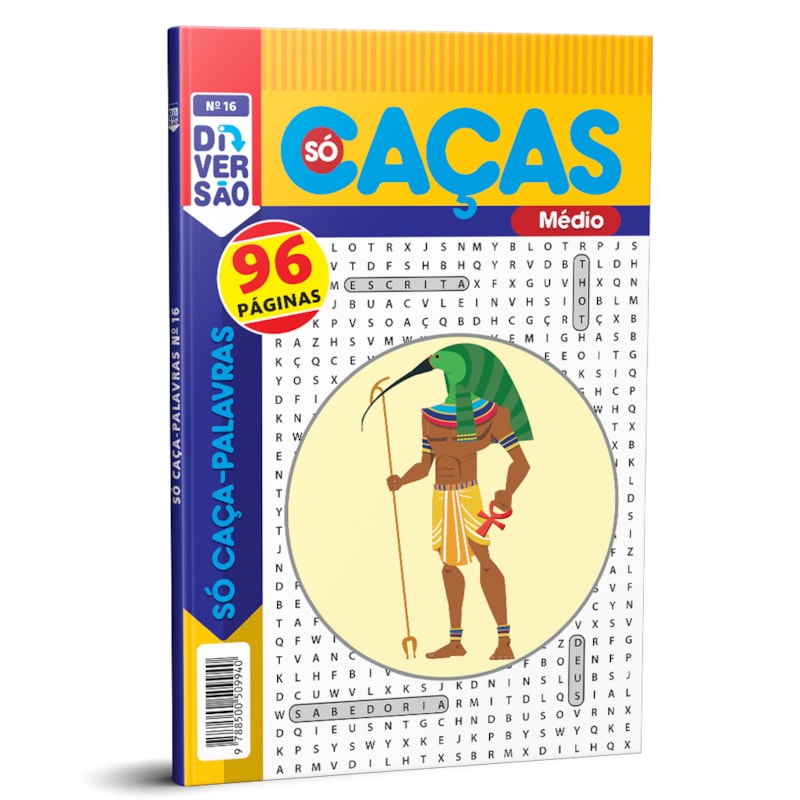 LIVRO COQUETEL SÓ CAÇA PALAVRAS NÍVEL MÉDIO ED 16