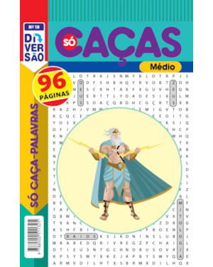LIVRO COQUETEL SÓ CAÇA PALAVRAS NÍVEL MÉDIO ED 18