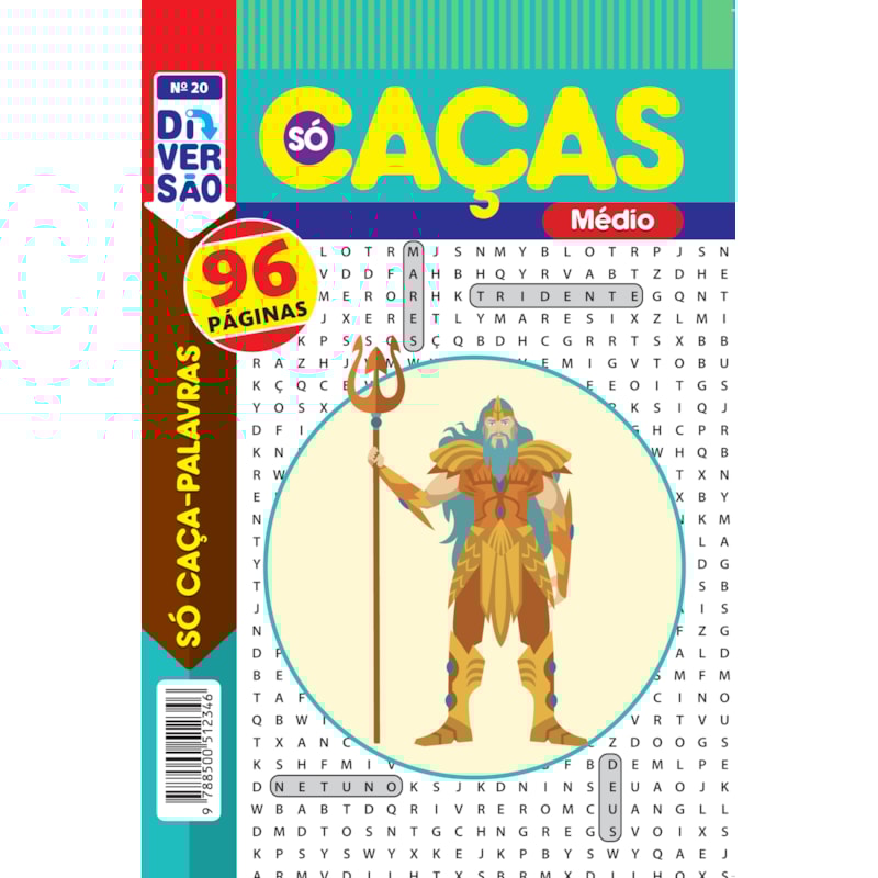 LIVRO COQUETEL SÓ CAÇA PALAVRAS NÍVEL MÉDIO ED 20