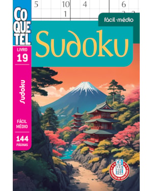 LIVRO COQUETEL SUDOKU 19: NÍVEIS FÁCIL E MÉDIO