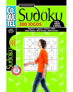 LIVRO COQUETEL SUDOKU 217
