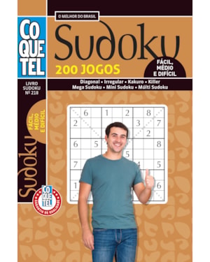 LIVRO COQUETEL SUDOKU 218