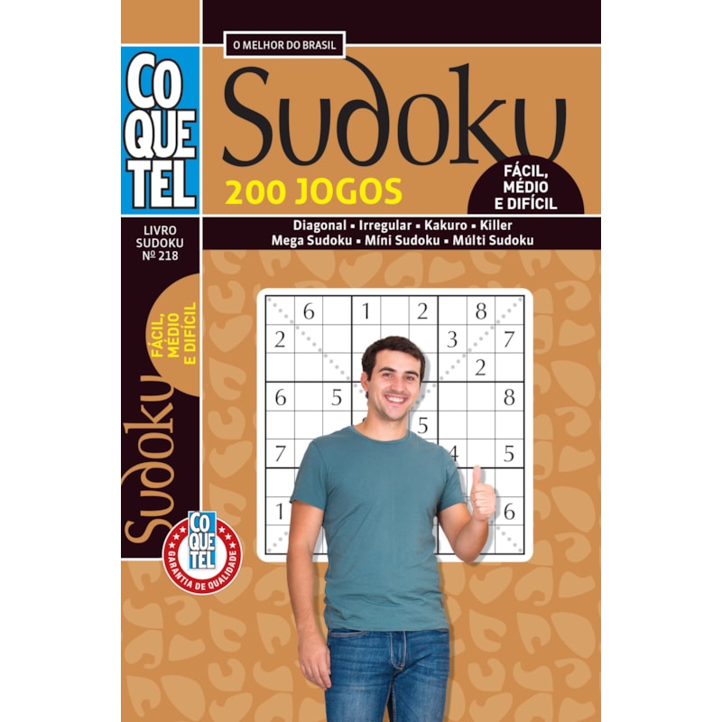 LIVRO COQUETEL SUDOKU 218