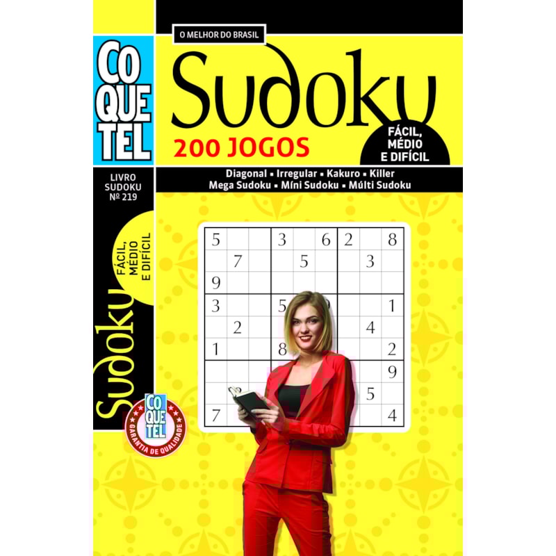 LIVRO COQUETEL SUDOKU 219